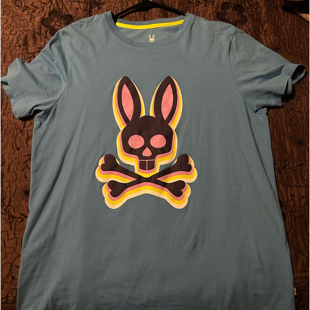 2 psycho, bunny, short sleeved T-shirts